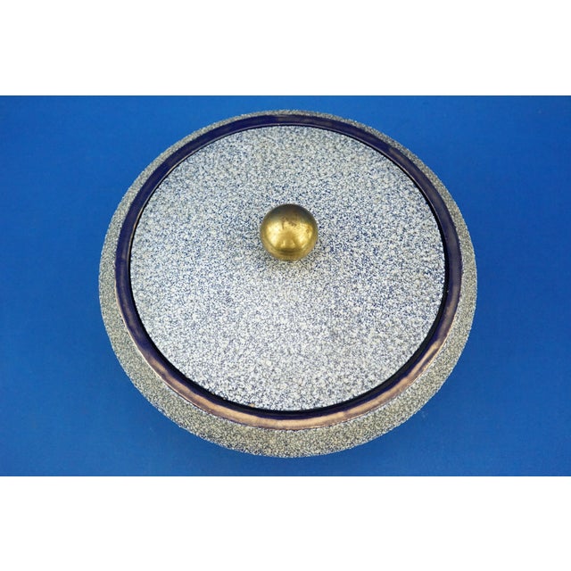 Ceramic Ceramic Vase Box from Batignani, 1920s For Sale - Image 7 of 18