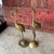 Vintage Brass Crane Bird Statues Elegant Mid Century Decorative Sculpture Pair For Sale - Image 12 of 14