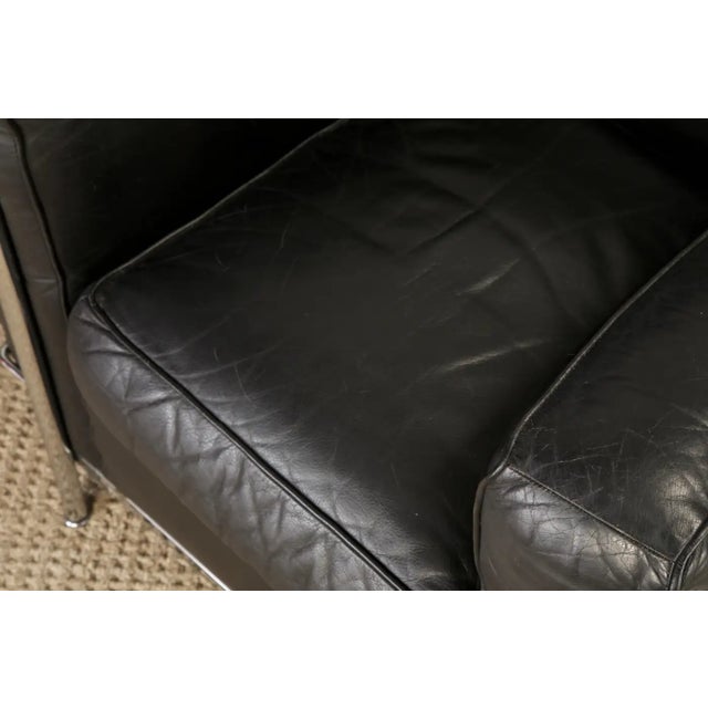 Early Year 'Lc2' Leather Club Chair by Le Corbusier for Cassina, C 1980s, Signed For Sale - Image 18 of 18