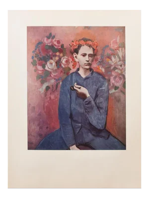 1950s Picasso "Boy With a Pipe" Original Period Vintage Lithograph