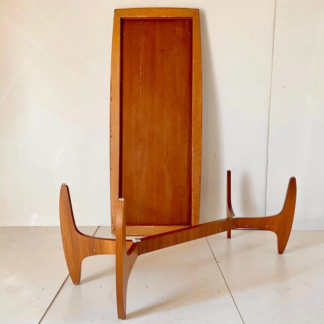 Large Rectangular Coffee Table in Walnut, 1960s For Sale - Image 13 of 14