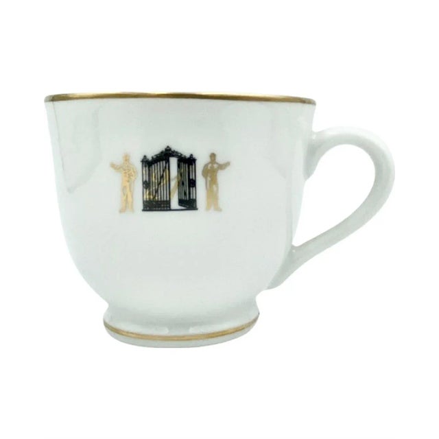 "21" Club New York Nyc Demitasse Coffee Espresso Cup & Saucer For Sale - Image 11 of 12