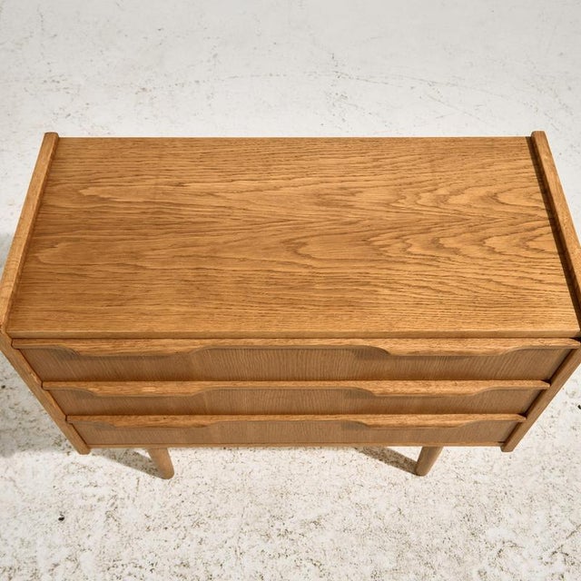 Mid-Century Oak Nightstand, 1960s For Sale - Image 12 of 15