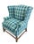 Chippendale Early 20th Century Chippendale Style Upholstered Wing Chair, For Sale - Image 3 of 7