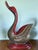Three Large Asian Wood Carved Duck Statues With Mirror Inlay For Sale - Image 6 of 17