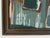 2020s “Cabin Fern" Green Abstract Art in Antique Frame, Transitional Living Room Art by JTS For Sale - Image 5 of 8