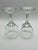 Transparent 1980s “Chivalry” Textured Wine Glasses- A Pair For Sale - Image 8 of 9