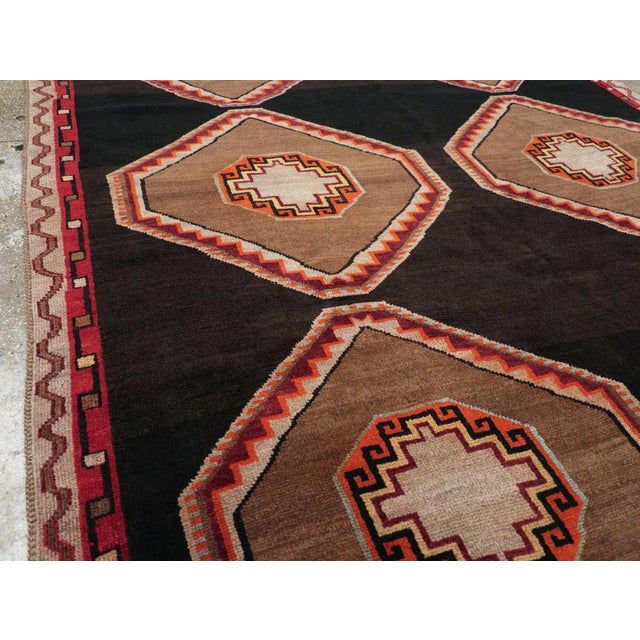 Mid 20th Century Galerie Shabab Collection Mid-20th Century Turkish Anatolian Gallery Carpet For Sale - Image 5 of 10