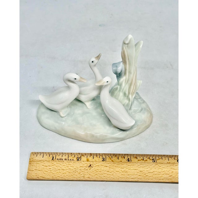 Nao by Lladró “Group of Ducks” Porcelain Figurine, Juan Huerta, 1992 For Sale - Image 11 of 12