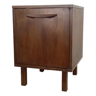 Vintage Teak Record Cabinet or Side Table- For Sale