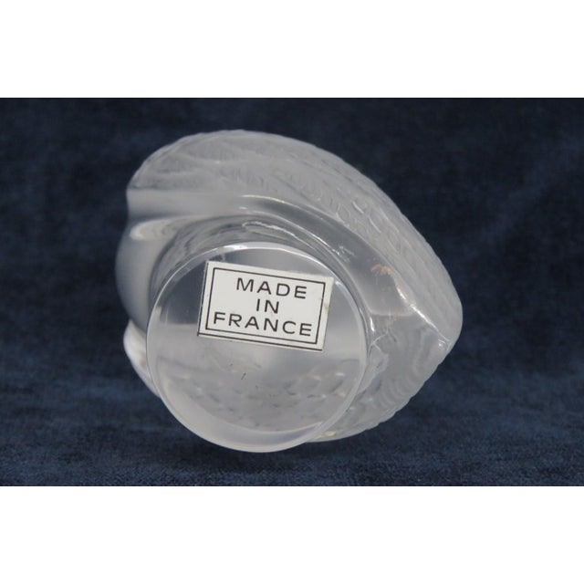 This lovely Small Figurine Paperweight is made of clear and frosted crystal. It is labeled on the bottom as being made in...