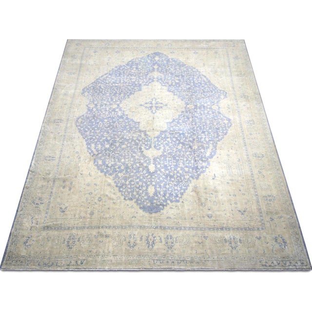 1940s 1940s Turkish Oushak Rug For Sale - Image 5 of 6