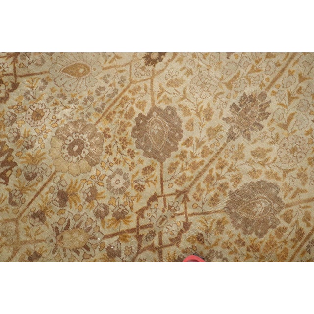 Early 20th Century Antique Zabihi Collection Persian Tabriz Carpet - 9'2" x 12'3" For Sale - Image 5 of 10