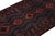 Rug & Kilim Rug & Kilim’s Baluch Rug in Dark Blue With Brick Red Geometric Patterns For Sale - Image 4 of 7