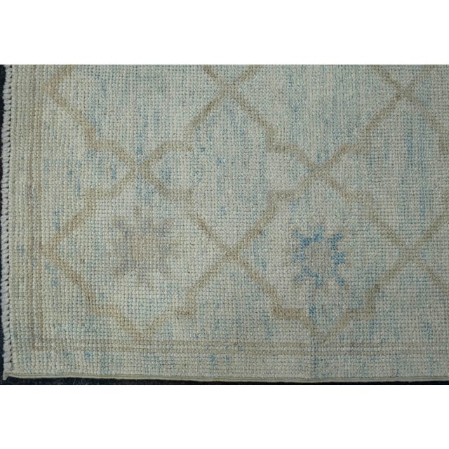 Turkish Oushak Runner Rug 2'10" x 10'4" #17822 For Sale - Image 4 of 8