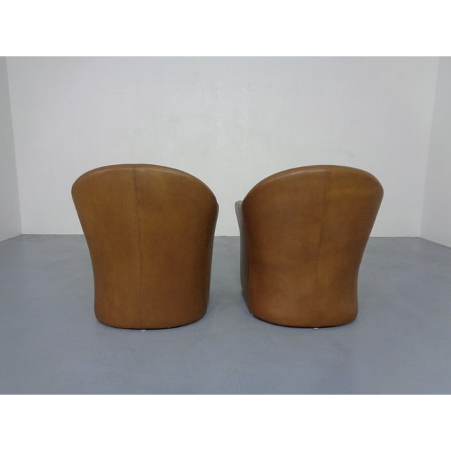 Set of Mid-Century German Leather Cocktail Chairs from Walter Knoll, 1960s For Sale - Image 11 of 18