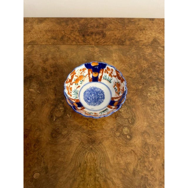 Small Antique Japanese Imari Bowls, 1900, Set of 2 For Sale - Image 4 of 6