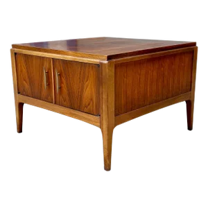 1960s Mid Century Walnut Nightstand