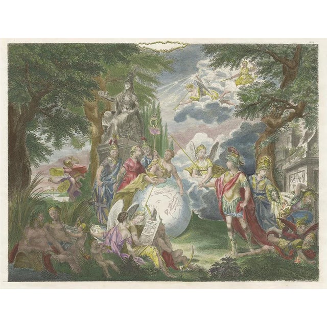 Allegorical Celebrations of the British Victories in America, 1880, Paper For Sale