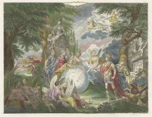Allegorical Celebrations of the British Victories in America, 1880, Paper