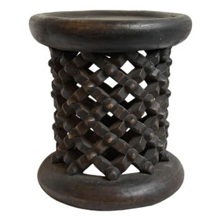 Vintage Bamileke Small Stool For Sale