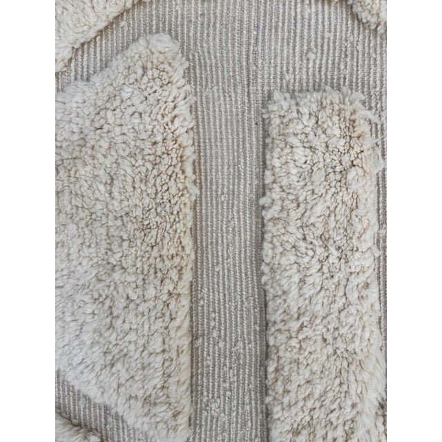 White Modern Moroccan Beni Ouarain For Sale - Image 8 of 10