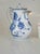 Antique Villeroy Boch Dresden Tea Pot Art Nouveau Poppys Blue and White For Sale - Image 10 of 12