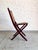 Brown Folding Chairs in Vienna Straw, 1970s, Set of 6 For Sale - Image 8 of 18
