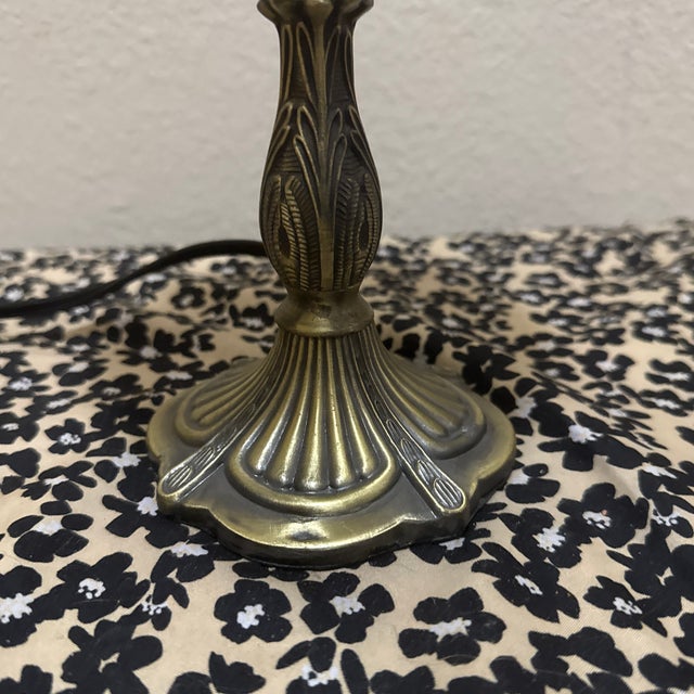 This charming vintage table lamp, produced by the Shanghai Union Arts & Craft Co. as part of their "Romantic Flowers"...