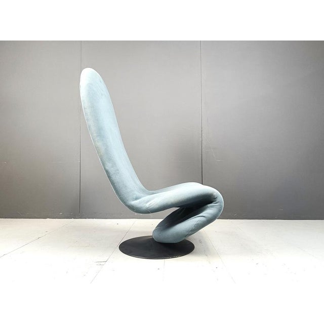 1-2-3 High Back Chair by Verner Panton for Fritz Hansen, 1970s For Sale - Image 3 of 9