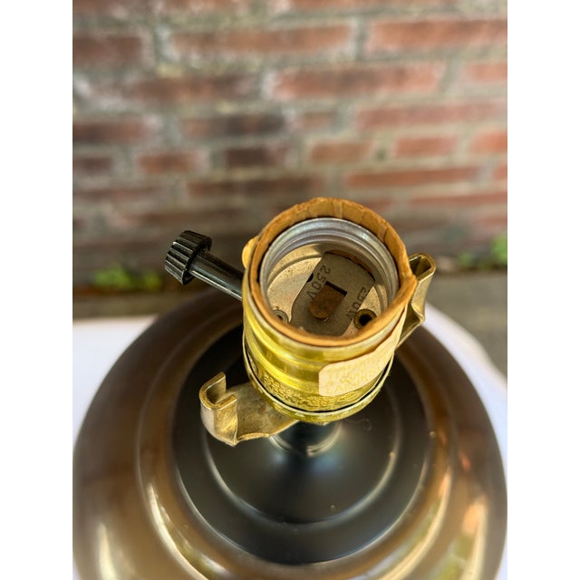 Bronze Vintage Frederick Cooper Style Archaic Bronze "Taotie" Lamp | James Mont Era Chinoiserie For Sale - Image 8 of 12