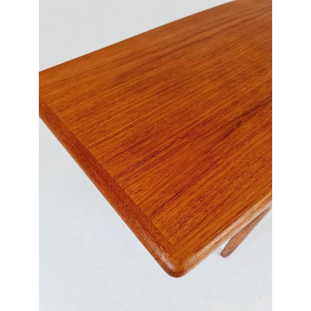 Johannes Andersen Danish Teak Coffee Table by Johannes Andersen for Silkborg, 1960s For Sale - Image 4 of 18