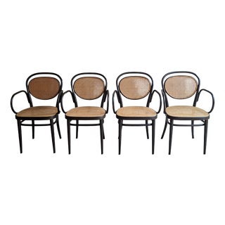 No. 215 RF Chairs by Michael Thonet, 1980, Set of 4 For Sale