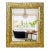 Antique 24k Gilt Wood Frame With Mirror For Sale