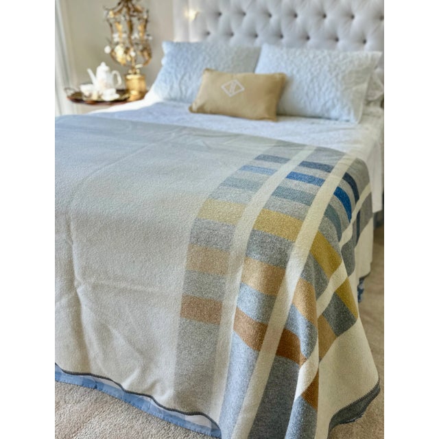 Pendleton Woolen Mills Oslo Evening Wool Blanket-King Size For Sale - Image 12 of 15