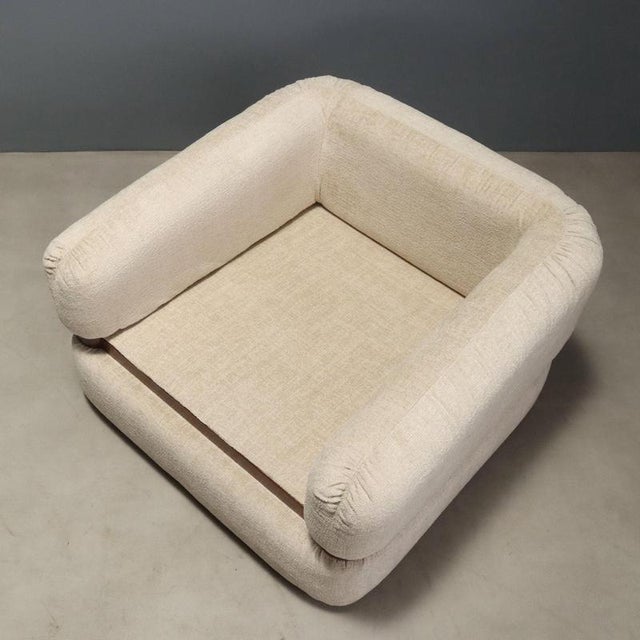 White Vintage Armchairs in White, 1970s, Set of 2 For Sale - Image 8 of 10