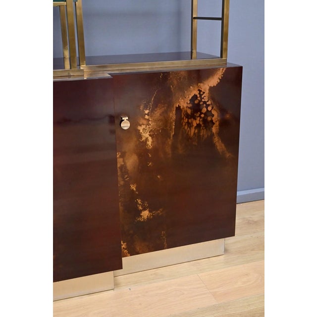 Lacquered Bookcase attributed to Guy Lefèvre for Maison Jansen, 1970s For Sale - Image 14 of 18
