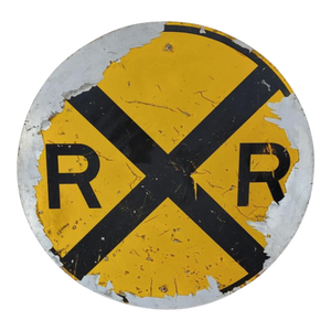 Vintage Railroad Metal Sign