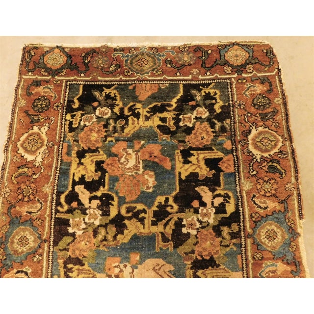 1920s Antique Persian Bakhtiar Rug 3'5"x 6'2" For Sale In Los Angeles - Image 6 of 13