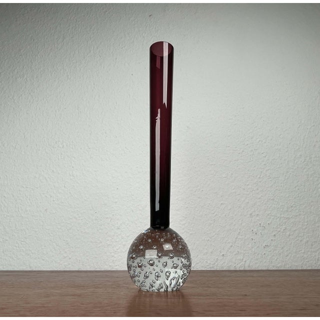 Mid-Century Modern Italian Bullicante Solifleur Vase, 1960s For Sale - Image 9 of 18