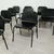 Black Iron and Rubber Chairs, 1980s, Set of 10 For Sale - Image 8 of 18