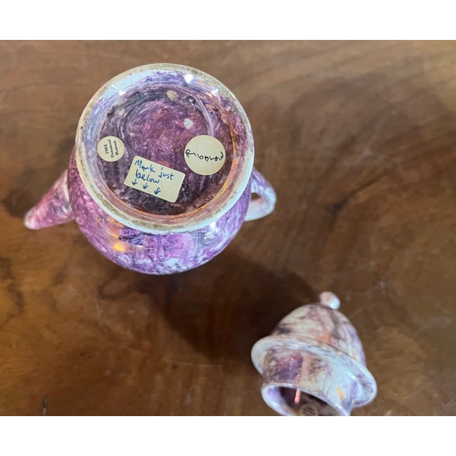 Antique Early 19th Century Wedgwood Creamware Pink Luster Small Tea Pot Circa 1810 For Sale - Image 10 of 10