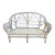 1940s Victorian Wicker Rattan Sofa For Sale