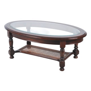 Czech Biedermeier Coffee Table in Beech and Walnut, 1890s For Sale