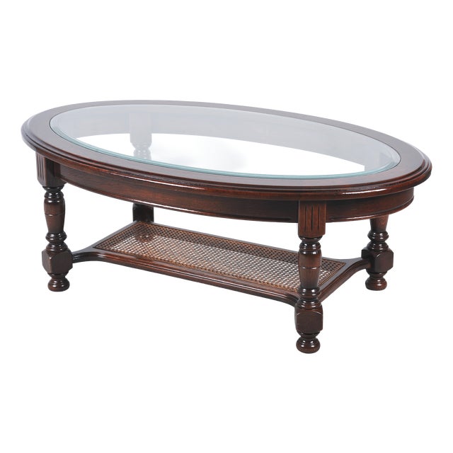 Czech Biedermeier Coffee Table in Beech and Walnut, 1890s For Sale
