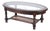 Czech Biedermeier Coffee Table in Beech and Walnut, 1890s For Sale