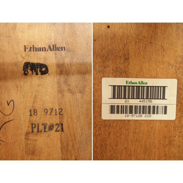 1990s Ethan Allen Windsor Style Maple Rocking Chair For Sale - Image 9 of 13