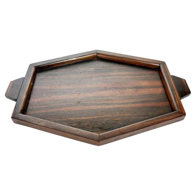 Art Deco Wooden Tray, France, 1940s For Sale - Image 11 of 11