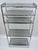 Mid Century Modern Baughman Style Chrome Smoked Glass Etagere Bookcase Shelf For Sale - Image 10 of 11
