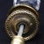 Vintage Faceted Lucite Door Knob Set With Brass Rosettes For Sale - Image 4 of 7